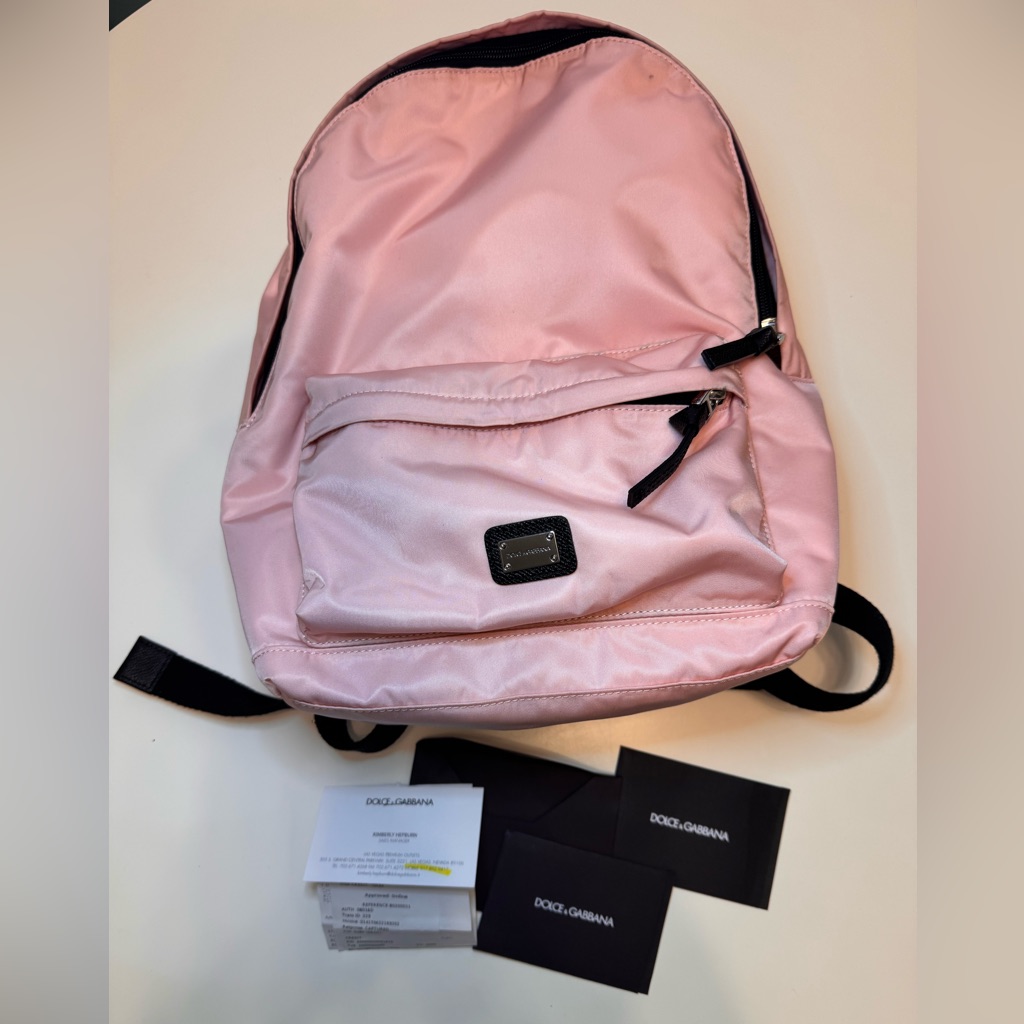 Dolce & Gabbana Blush Pink Backpack